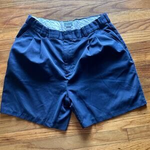 Vintage Classic Windham Pointe Navy Pleated Chino Shorts Men’s Size 38